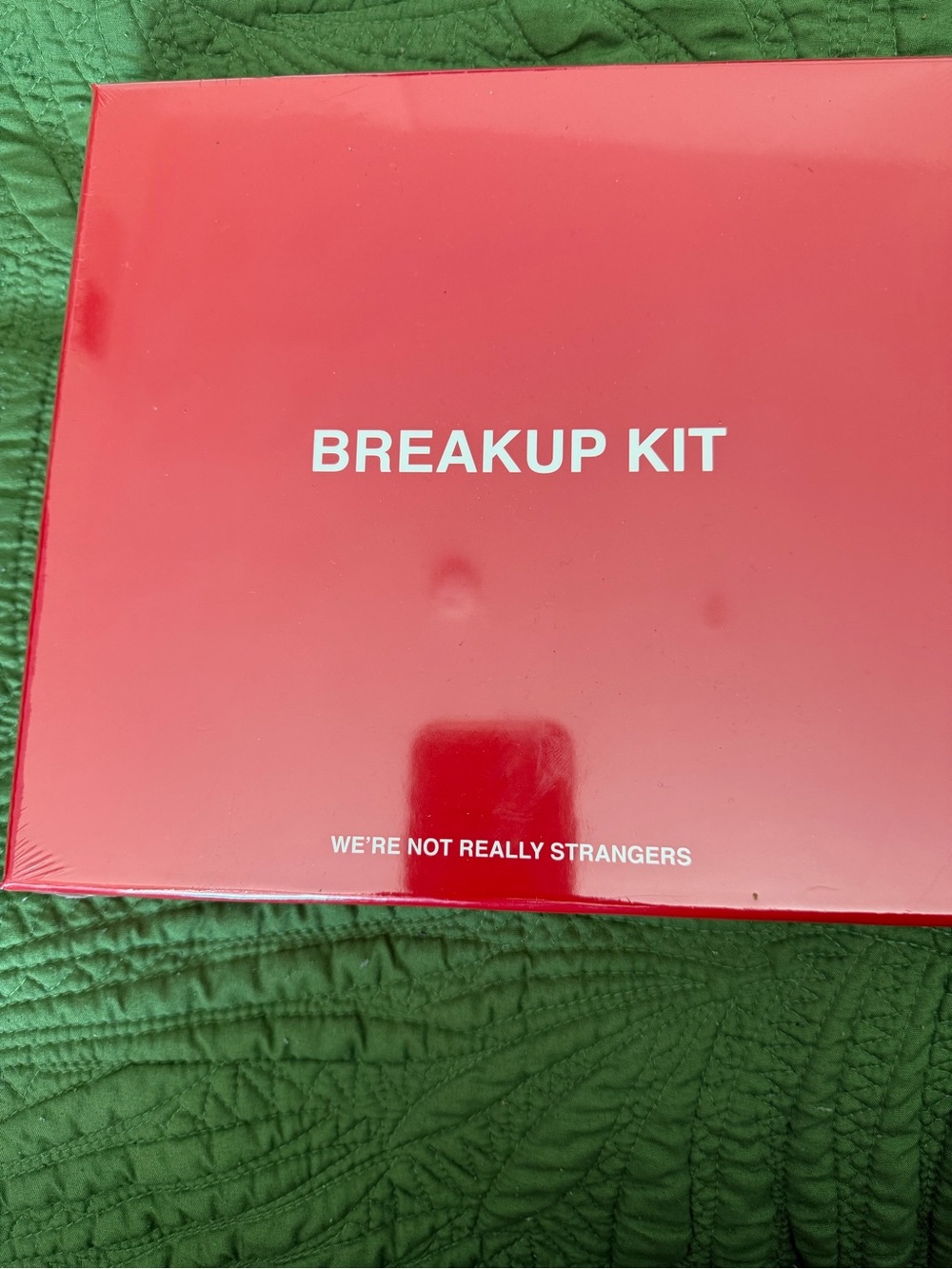 Breakup Kit Box by We're Not Really Strangers - Red